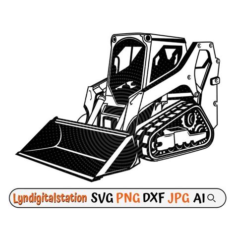 skid steer logo design|track skid steer clip art.